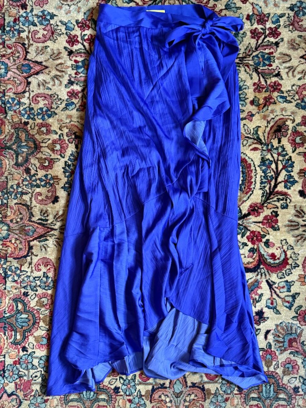 Maeve Ruffle Maxi Wrap Skirt XS NWT